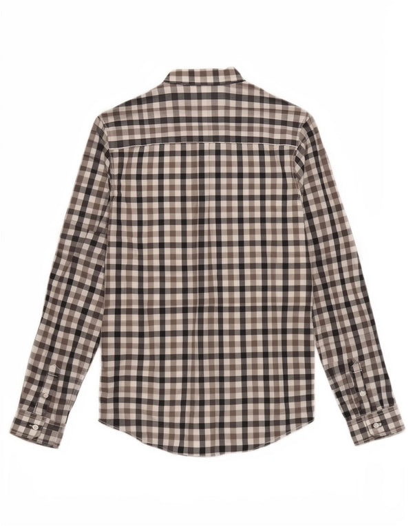 Camicia Benetton Bambino 11-12 Anni Check Multicolore