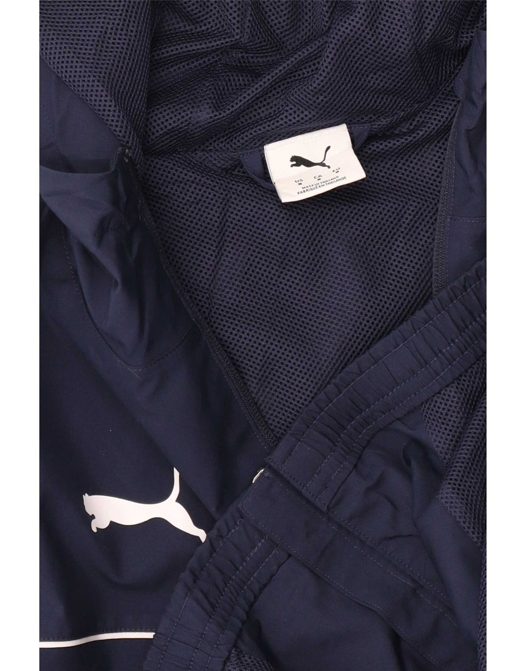 Giacca antipioggia con cappuccio Puma da uomo Box Hill FC UK 38 medio poliestere blu navy