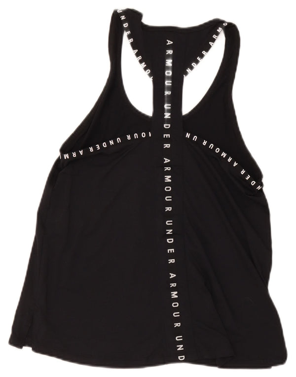 Canottiera grafica da donna Under Armour Heat Gear UK 6 XS poliestere nero