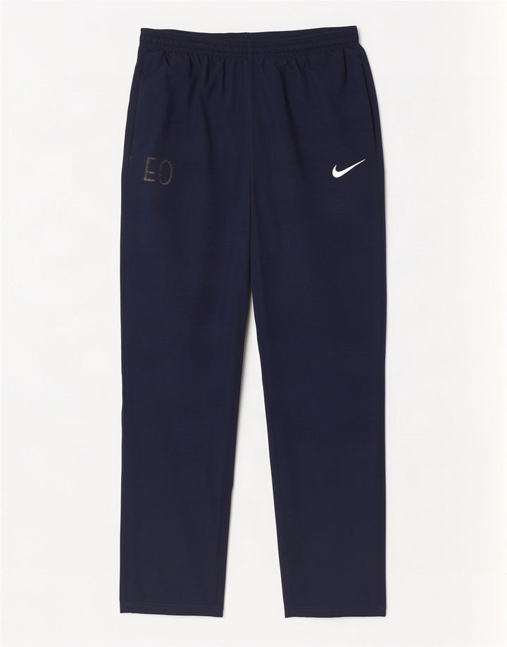 Pantaloni da tuta Nike Dri Fit da uomo, grandi, in poliestere blu navy