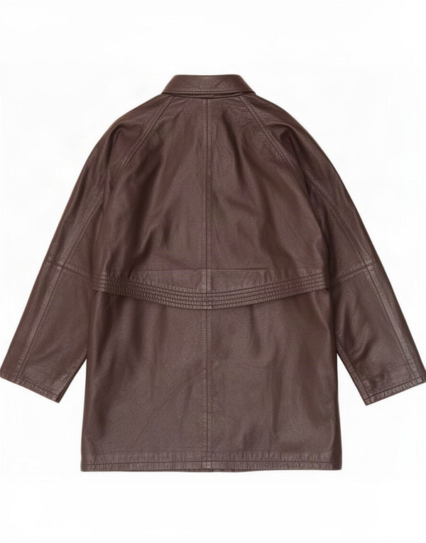 Cappotto in pelle da donna Cofi UK 12 Marrone medio