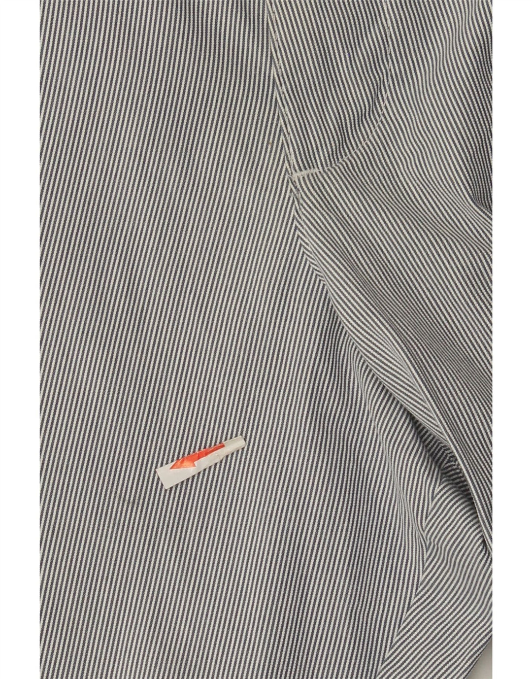 Pantaloncini chino da uomo Marks & Spencer W40 XL cotone a righe grigie