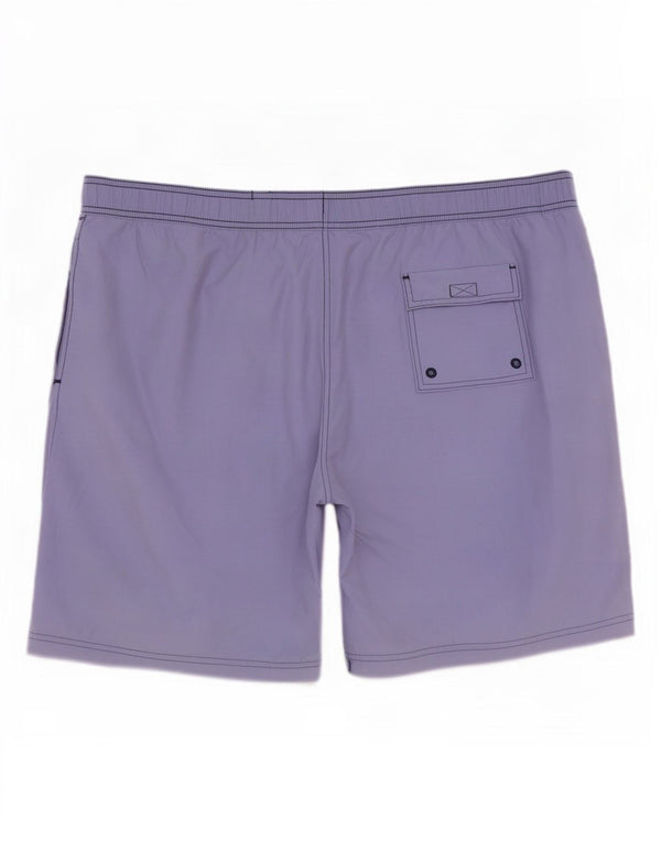 Pantaloncini da bagno da uomo Marks & Spencer 2XL cotone a righe viola