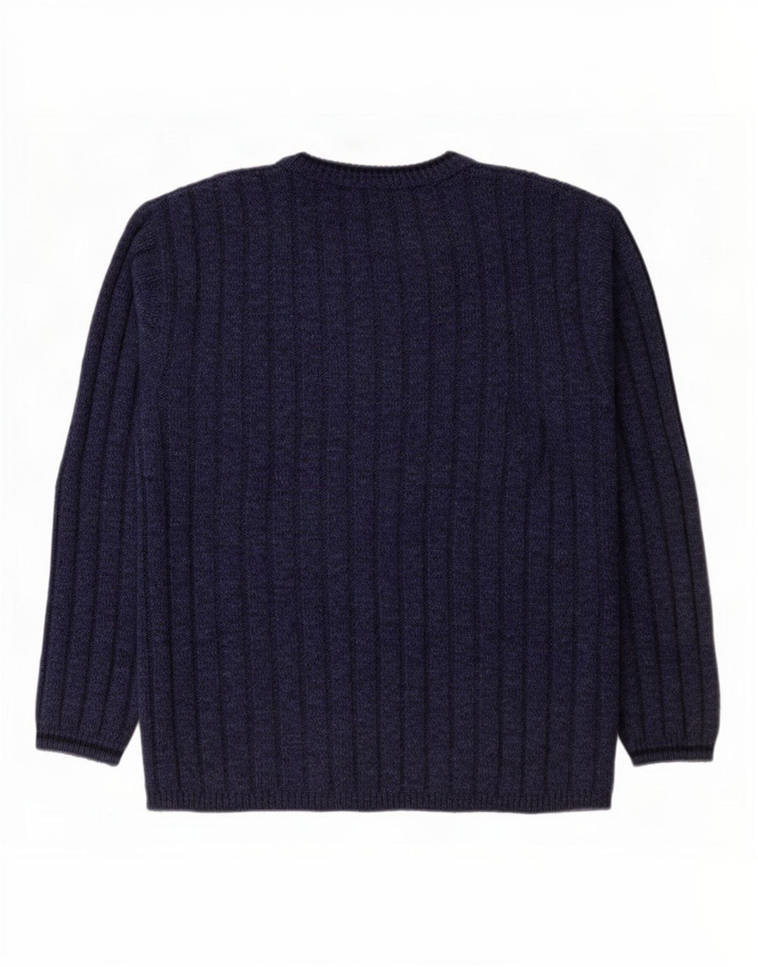 Maglione Lee da uomo con scollo a V XL in acrilico screziato blu navy
