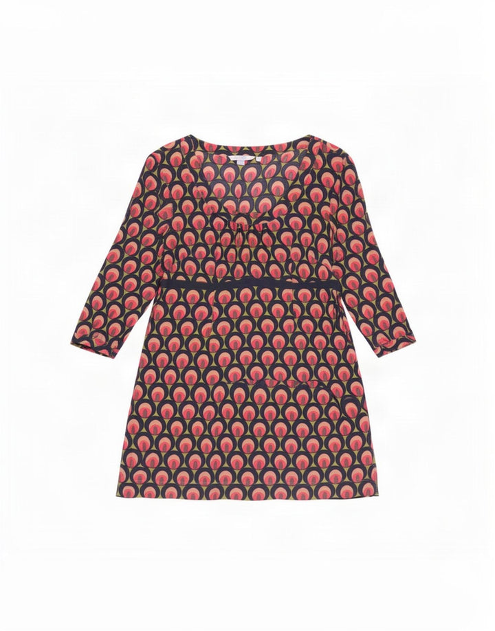 Boden Abito basic da donna con motivo astratto UK 14 grande multicolore