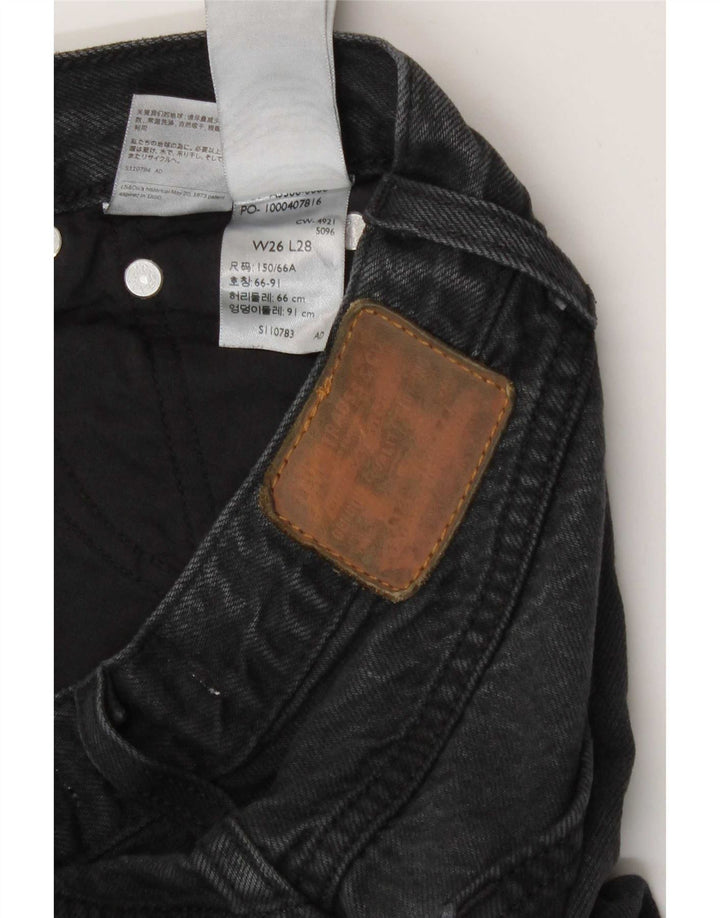 Jeans Levi's da donna Mom affusolati W26 L28 cotone grigio anni '80