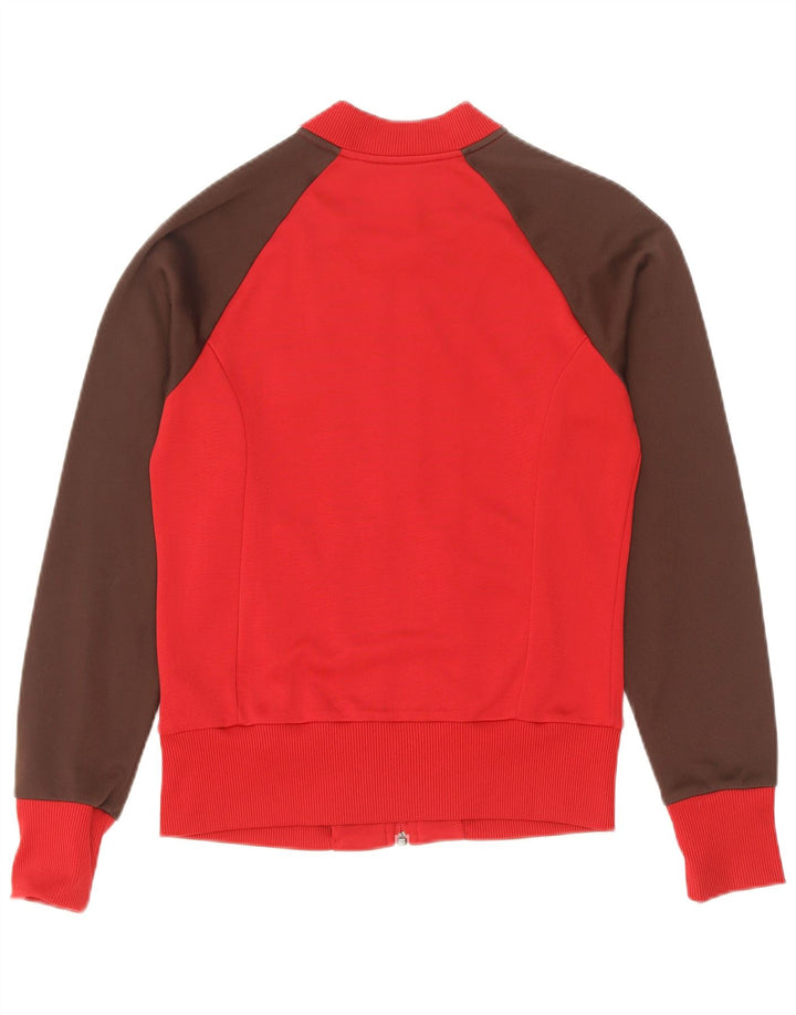 Giacca sportiva da donna Adidas IT 38 XS Rosso Colourblock in poliammide