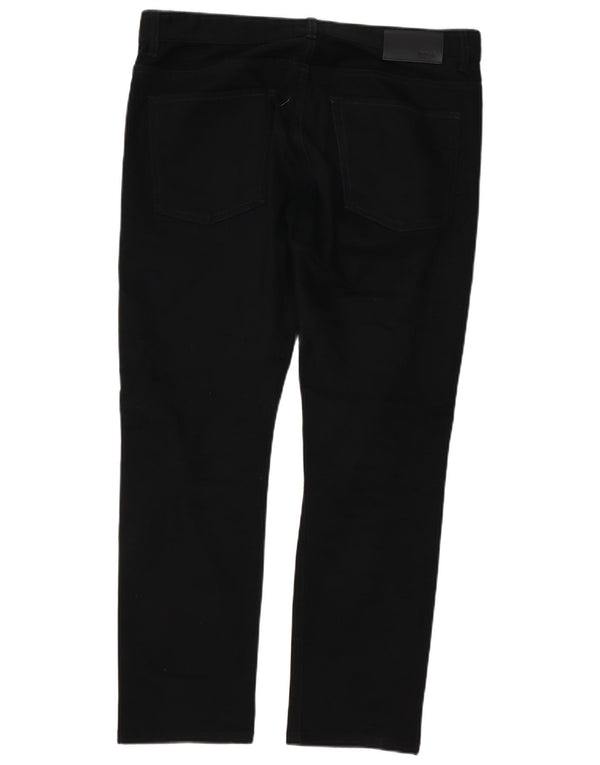 Jeans dritti da uomo HUGO BOSS W36 L29 cotone nero