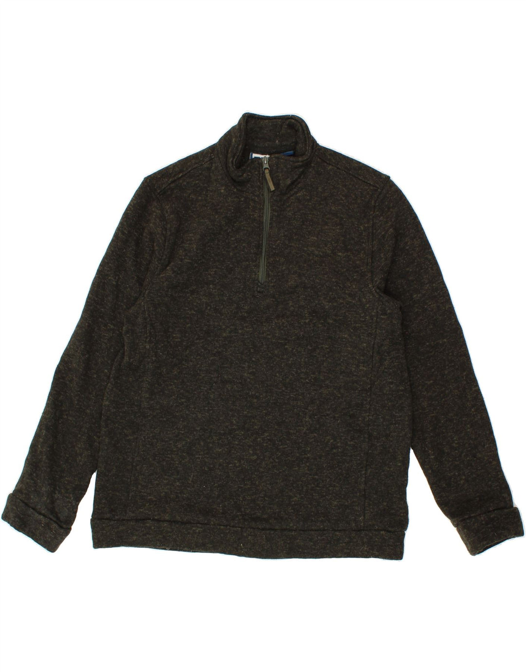 MOUNTAIN WAREHOUSE Womens Zip Neck Sweatshirt Jumper UK 16 Large Green Vintage Mountain Warehouse and Second-Hand Mountain Warehouse from Messina Hembry 