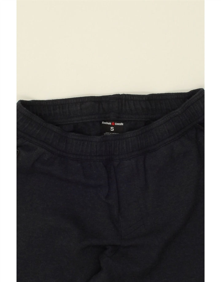 REEBOK Mens Tracksuit Trousers Joggers Small Navy Blue Cotton | Vintage Reebok | Thrift | Second-Hand Reebok | Used Clothing | Messina Hembry 