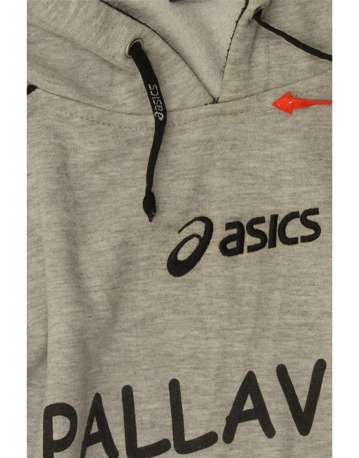 ASICS Mens Graphic Hoodie Jumper XL Grey