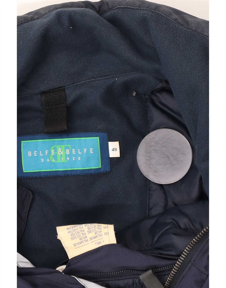 Giacca da sci Belfe & Uomo IT 48 Medium Blu Navy Colourblock Poliammide
