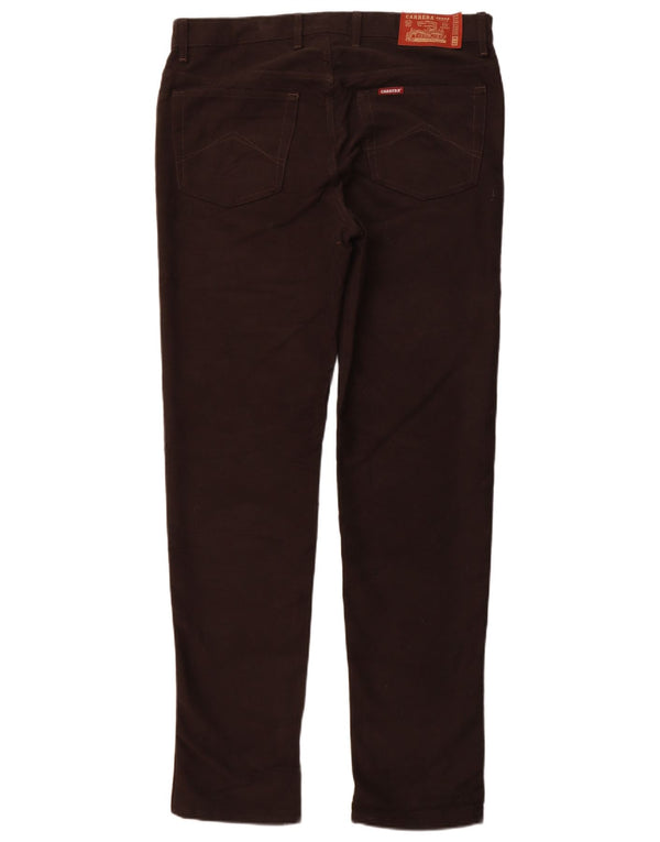 Pantaloni casual affusolati da donna CARRERA W36 L34 cotone marrone