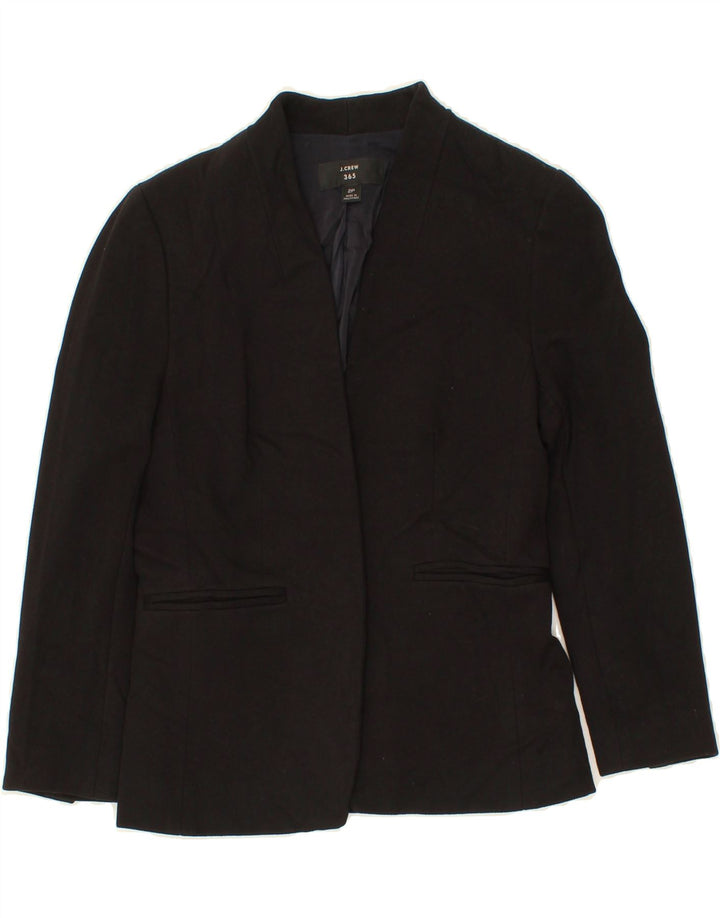 J. CREW Womens 365 Open Blazer Jacket US 2 XS Black Viscose Vintage J. Crew and Second-Hand J. Crew from Messina Hembry 