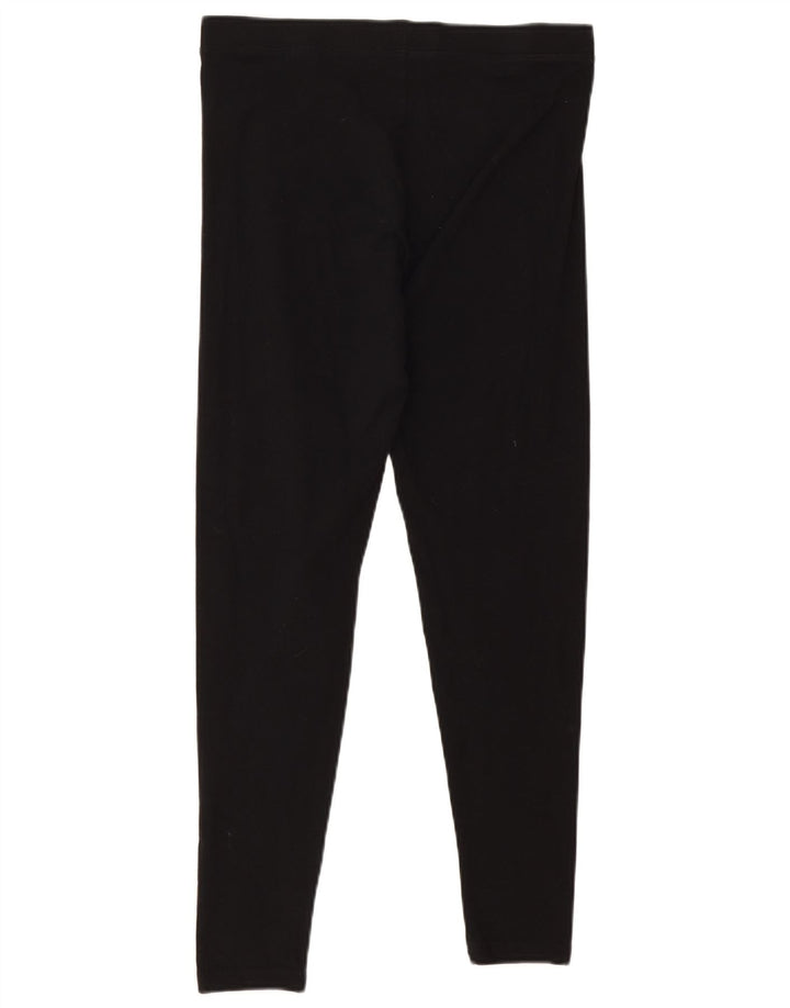Leggings da donna Marks & Spencer UK 12 cotone nero medio