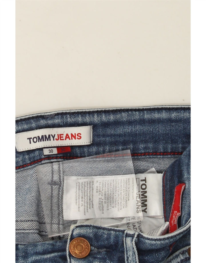 TOMMY HILFIGER Jeans slim Scanton da uomo W30 L30 cotone blu