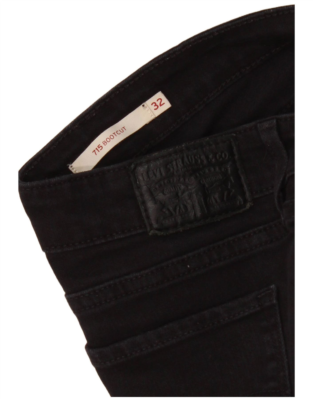 Jeans Levi's 715 Bootcut da donna W32 L33 neri