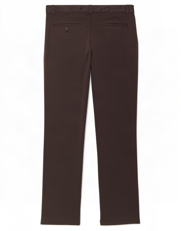 Nike Mens Dri Fit Straight Chino Trousers W36 L34 Black Polyester
