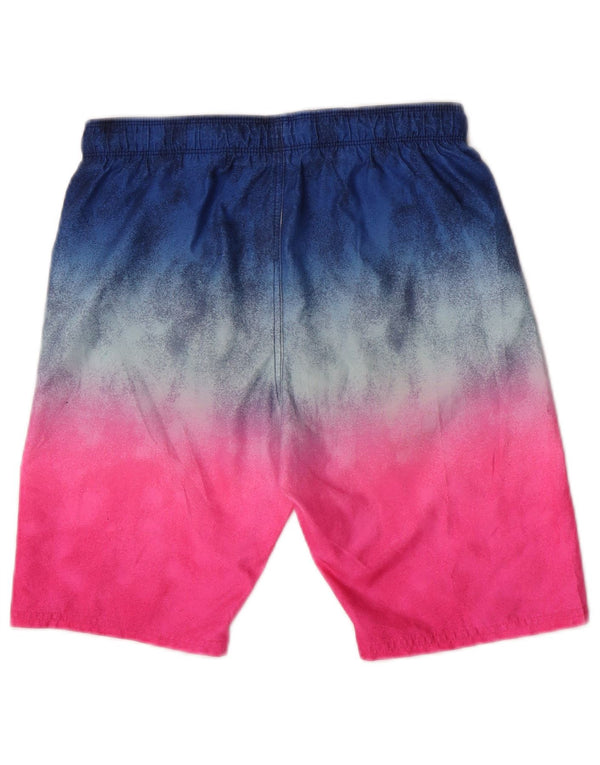 Pantaloncini da bagno Hurley per ragazzi 12-13 anni Large in poliestere color block rosa