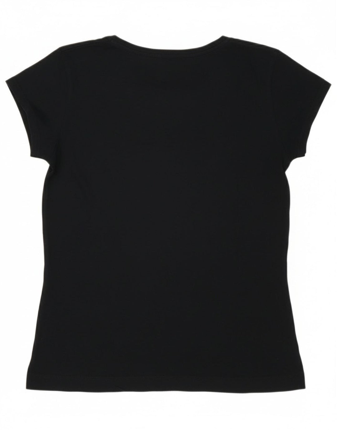 Maglietta grafica da donna Lee Top UK 12 cotone medio blu navy