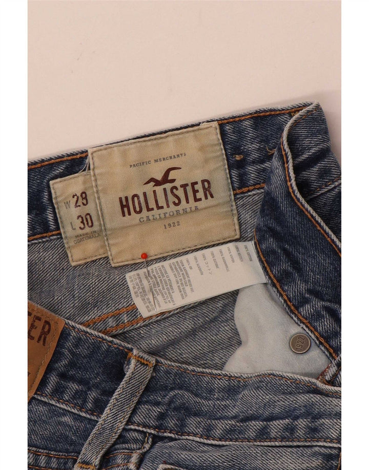 Jeans dritti da uomo Hollister W29 L30 cotone blu