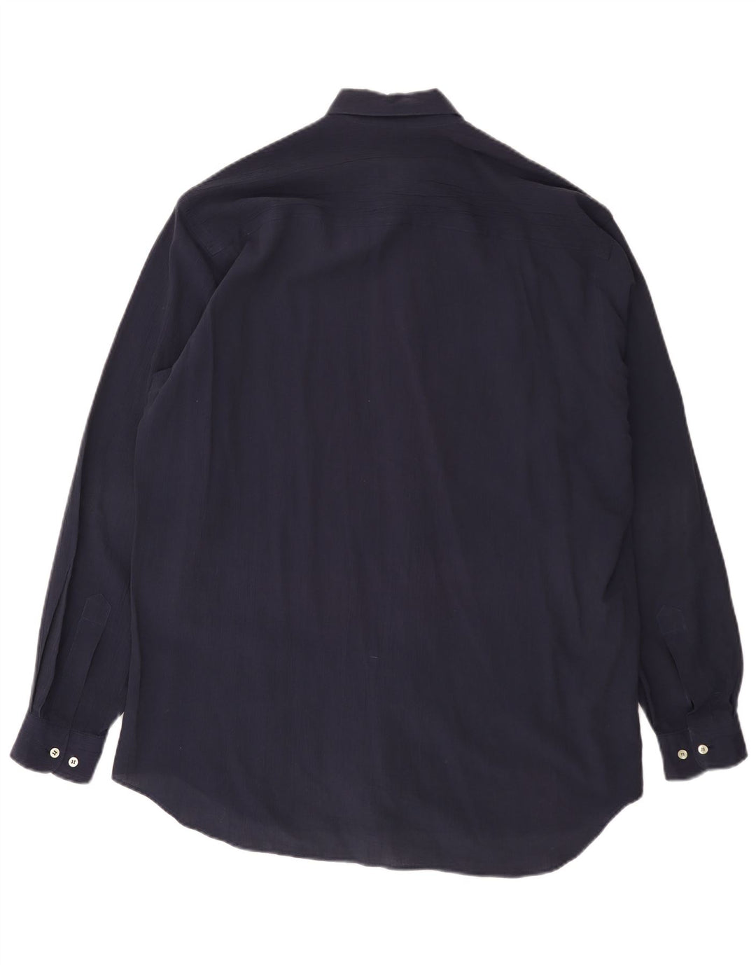 EMPORIO ARMANI Camicia da uomo vestibilità ampia blu navy medio