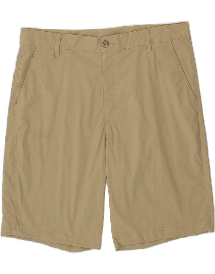 EDDIE BAUER Mens Chino Shorts W36 Large Beige Nylon Vintage Eddie Bauer and Second-Hand Eddie Bauer from Messina Hembry 