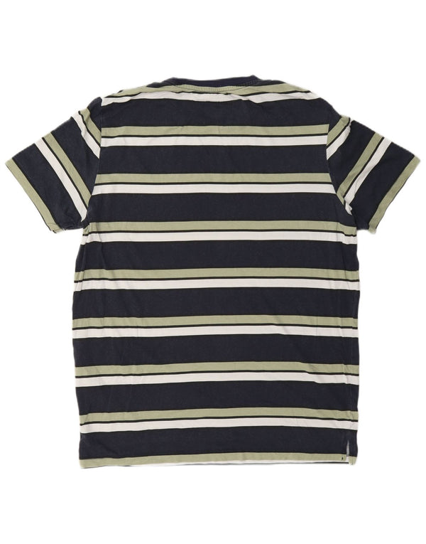 T-shirt da uomo Jack & Jones Top XL in cotone a righe blu navy