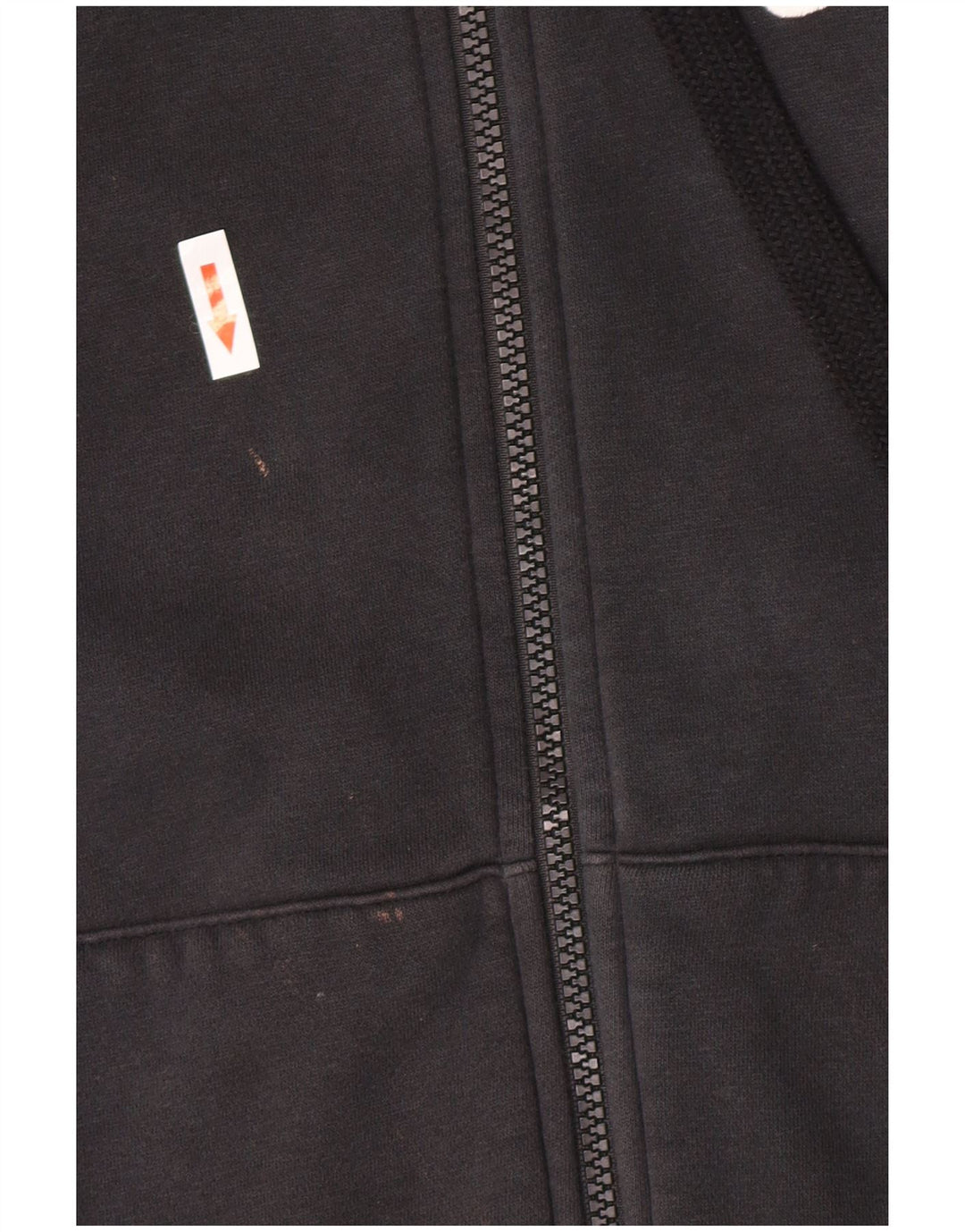 Felpa con cappuccio e zip Nike Air Graphic da uomo grande nera