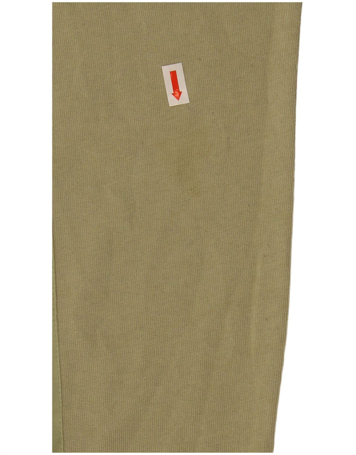 Maglione con cappuccio corto da donna Topshop UK 14 poliestere kaki medio