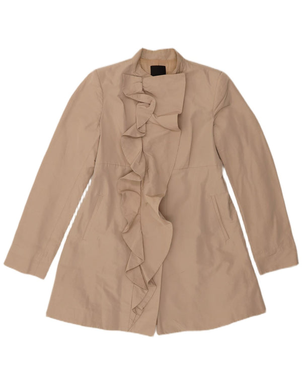 Giacca blazer lunga da donna Pinko UK 14 Large Beige Poliestere