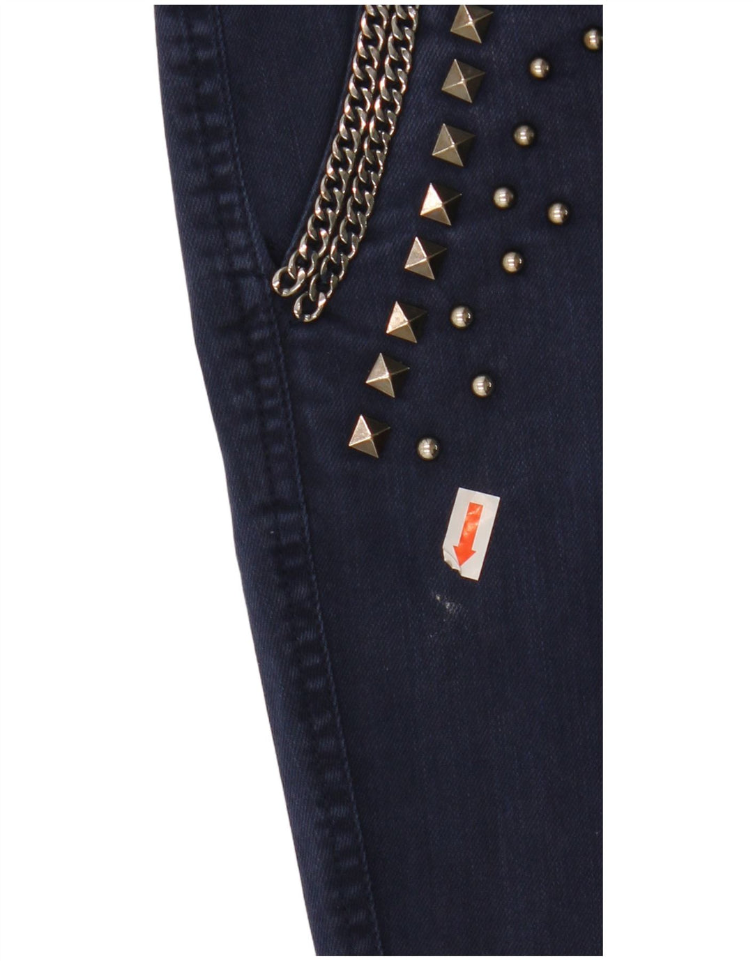 Jeans GUESS Slim da Donna W27 L28 Blu Navy Cotone