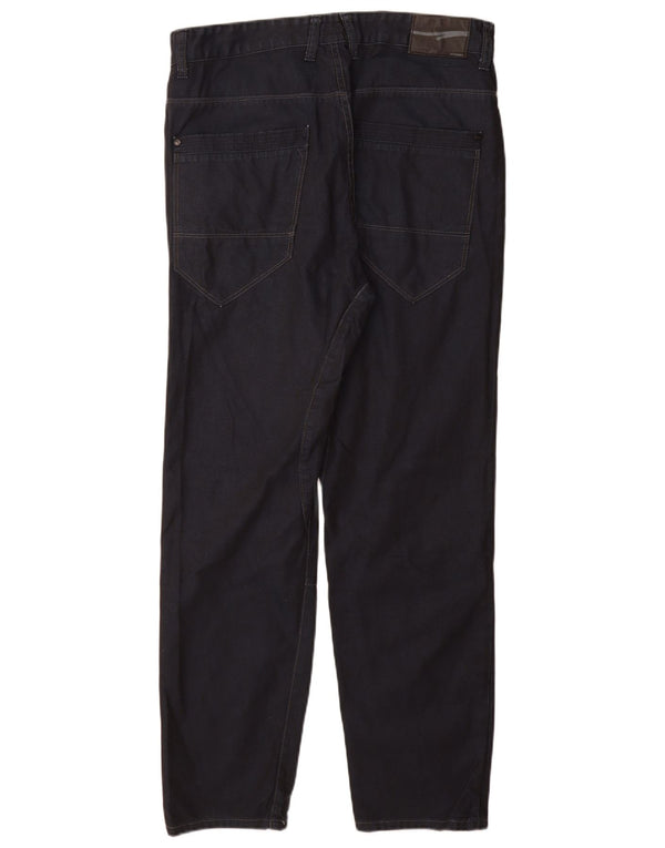 FISHBONE Jeans dritti da uomo W34 L30 Blu Navy