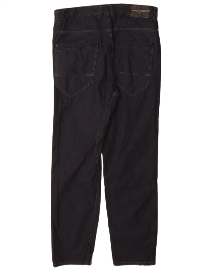 FISHBONE Jeans dritti da uomo W34 L30 Blu Navy