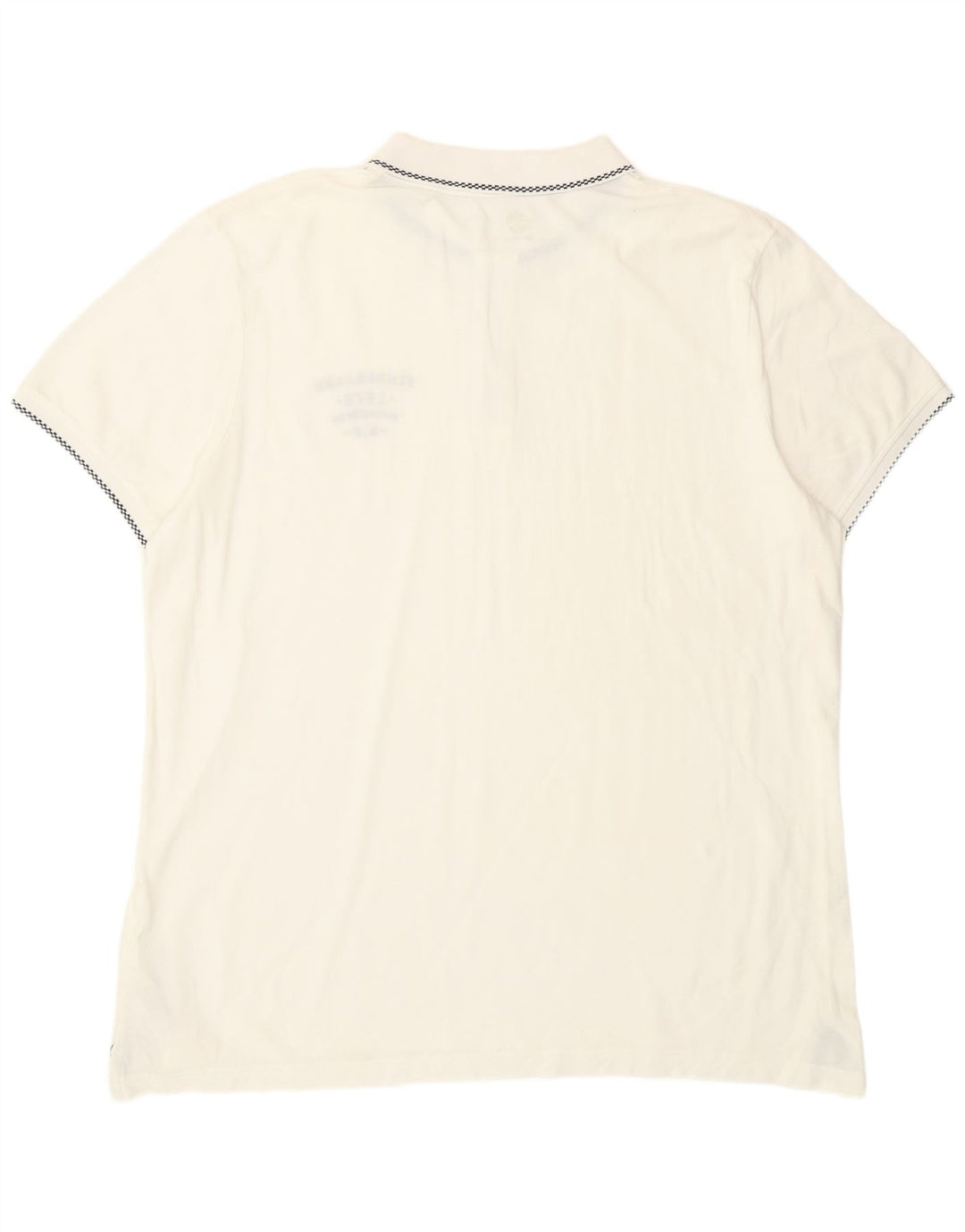 Polo Timberland da uomo slim fit 3XL cotone bianco