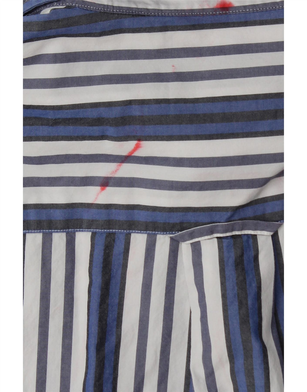 Gant Camicia da uomo vestibilità comoda taglia 39/40 cotone a righe blu medio