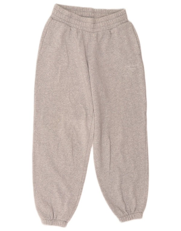 Pantaloni da tuta da uomo Puma Joggers piccoli in cotone grigio