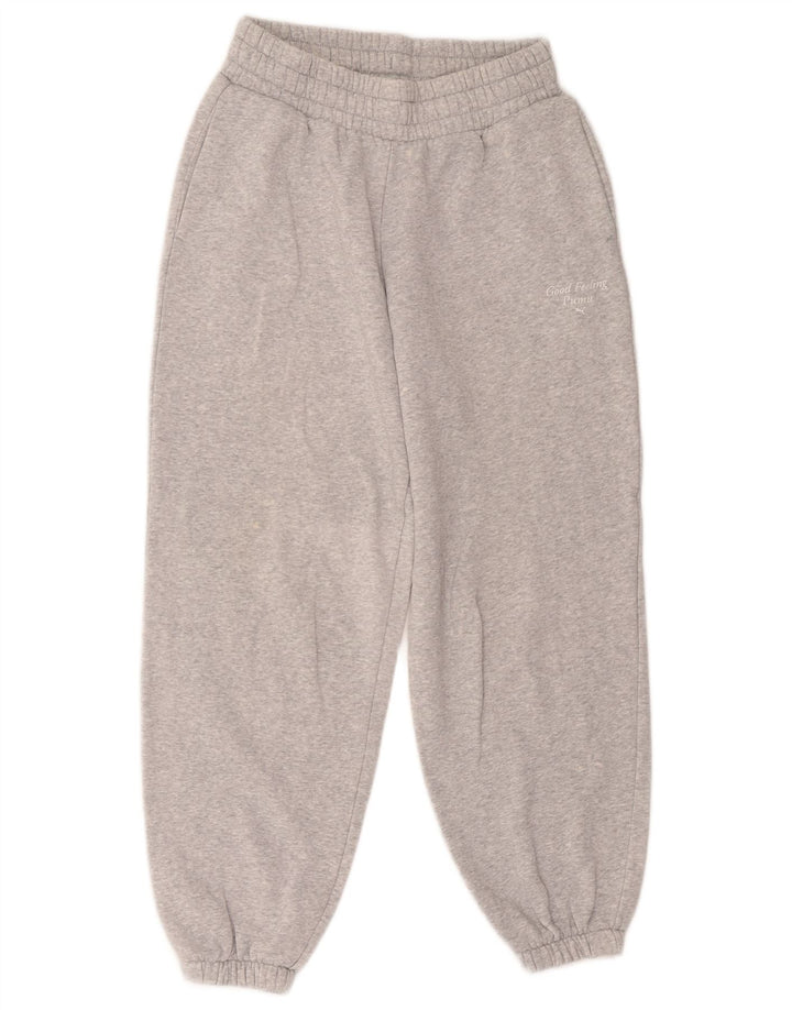 Pantaloni da tuta da uomo Puma Joggers piccoli in cotone grigio