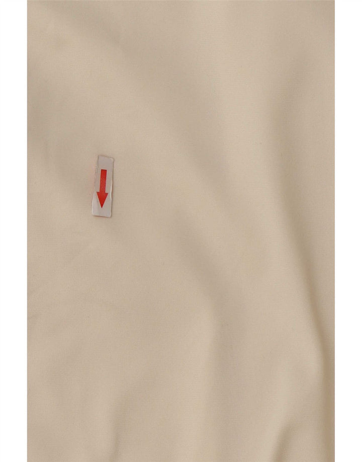 Giacca da ginnastica da uomo Adidas XL in poliestere bianco sporco