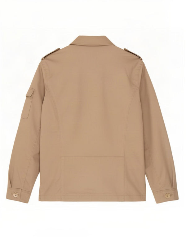 Giacca militare da uomo Reiss UK 36 piccola in cotone beige