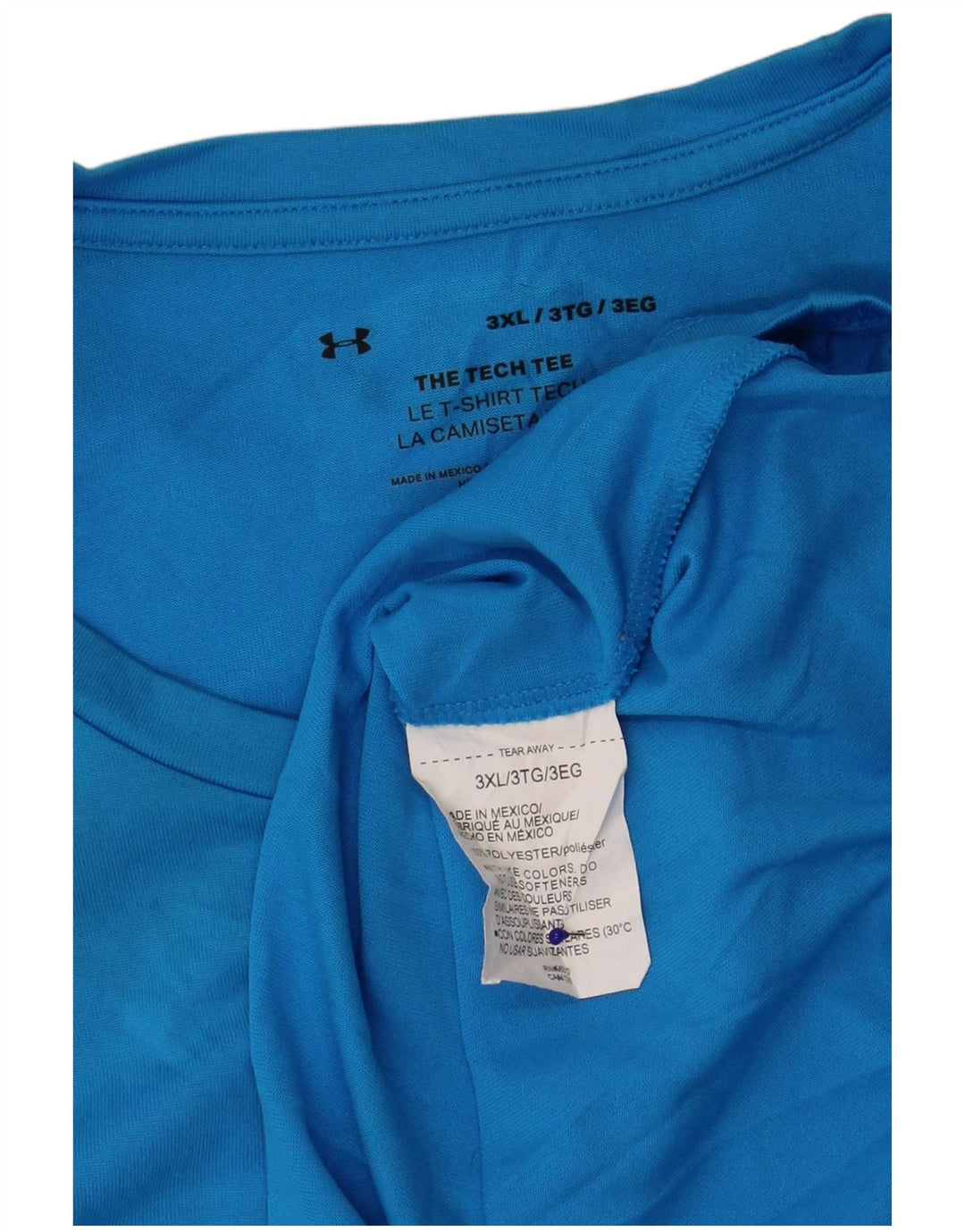 T-shirt da uomo Under Armour Top 3XL blu poliestere