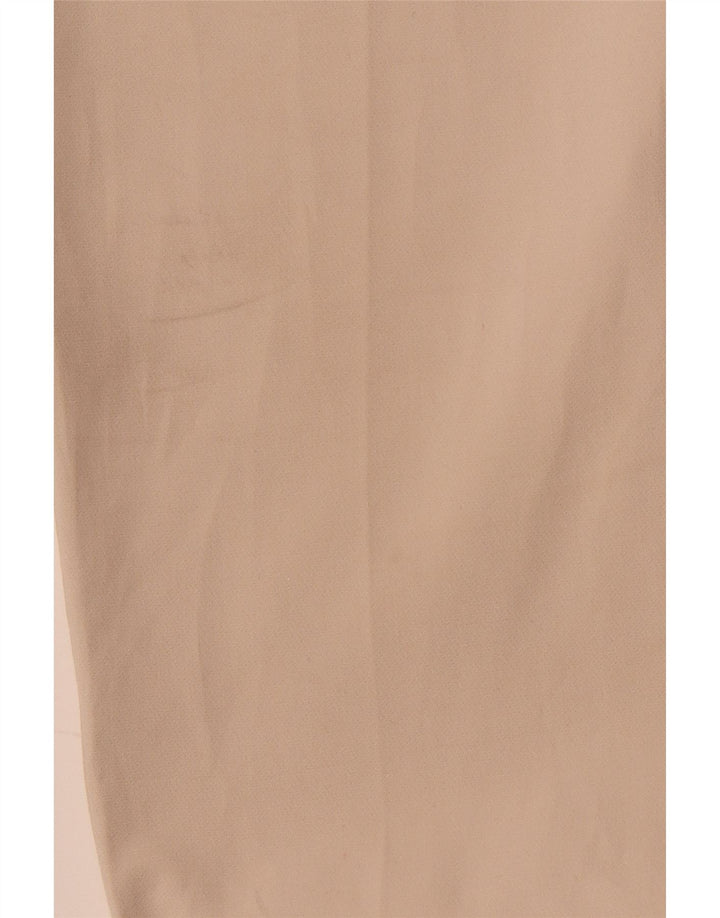 Pantaloni Chino affusolati da Donna ZARA XS W24 L26 Cotone Beige
