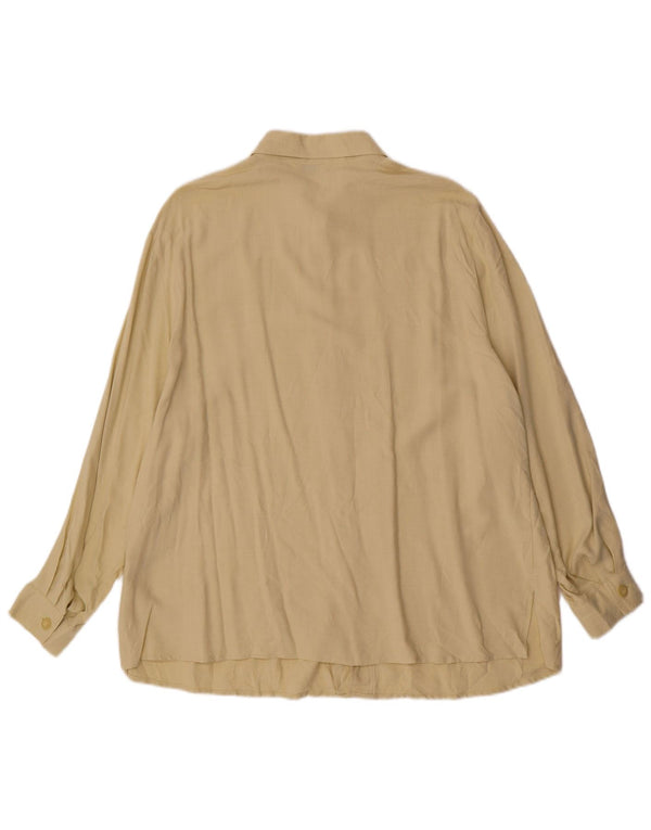 Camicetta camicia oversize da donna Hammerle EU 50 3XL Viscosa beige