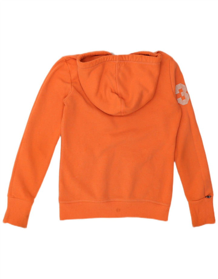 Felpa con cappuccio grafica da donna Superdry UK 10 Small Arancione Poliestere