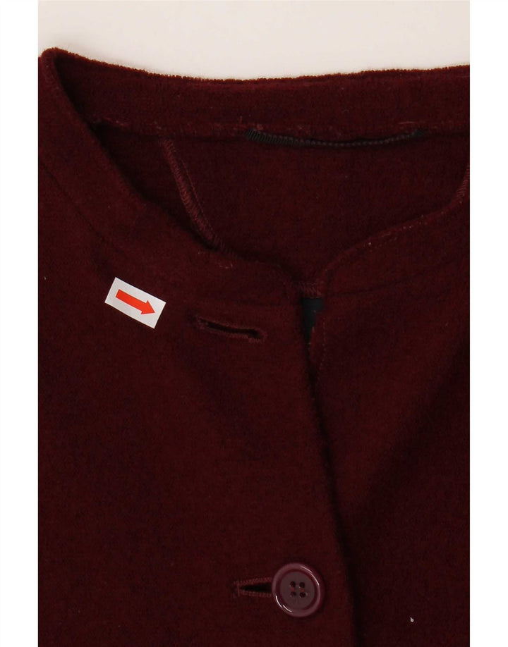 Aspesi Giacca blazer da donna a 4 bottoni IT 40 Small Bordeaux Lana