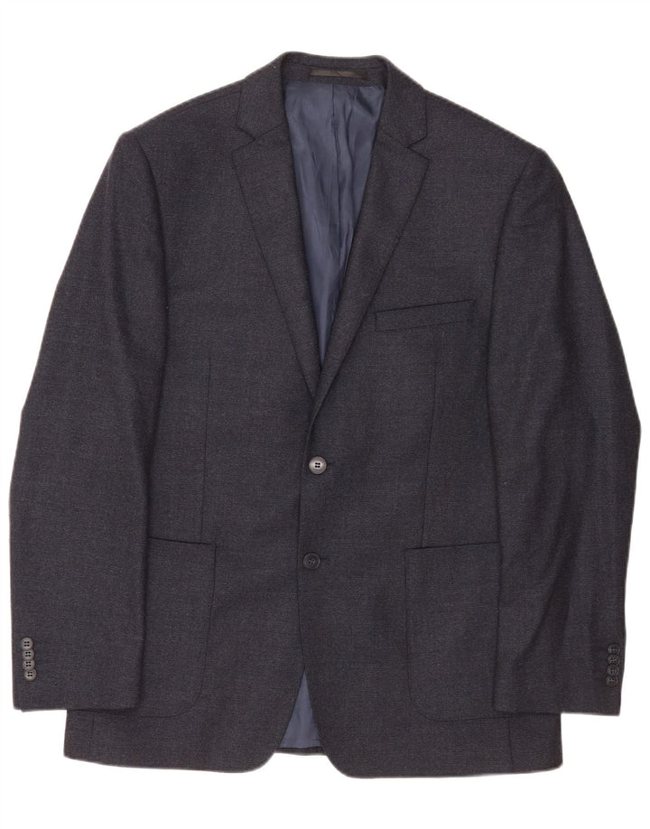 Giacca blazer da uomo a 2 bottoni Daniel Hechter UK 38 lana grigio medio