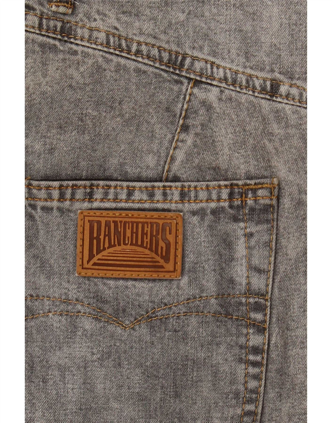 Gonna di jeans vintage da donna W28 grigio medio