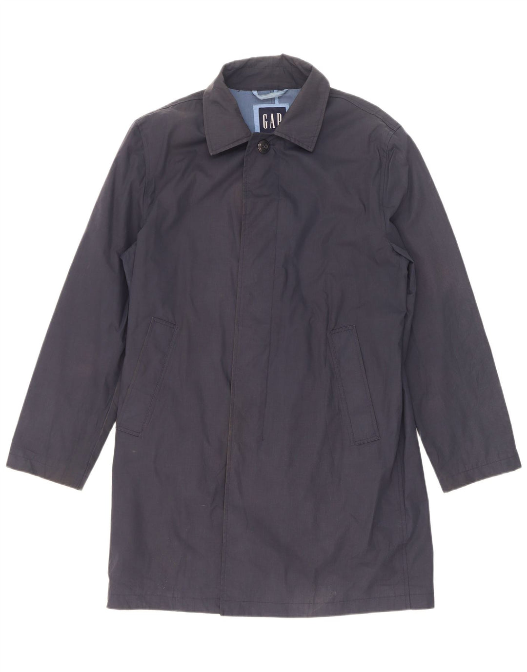 Cappotto da uomo Gap UK 36 Small Blu Navy Poliestere