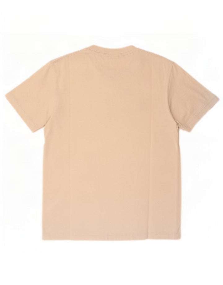 T-shirt da uomo Timberland Top piccola in cotone beige