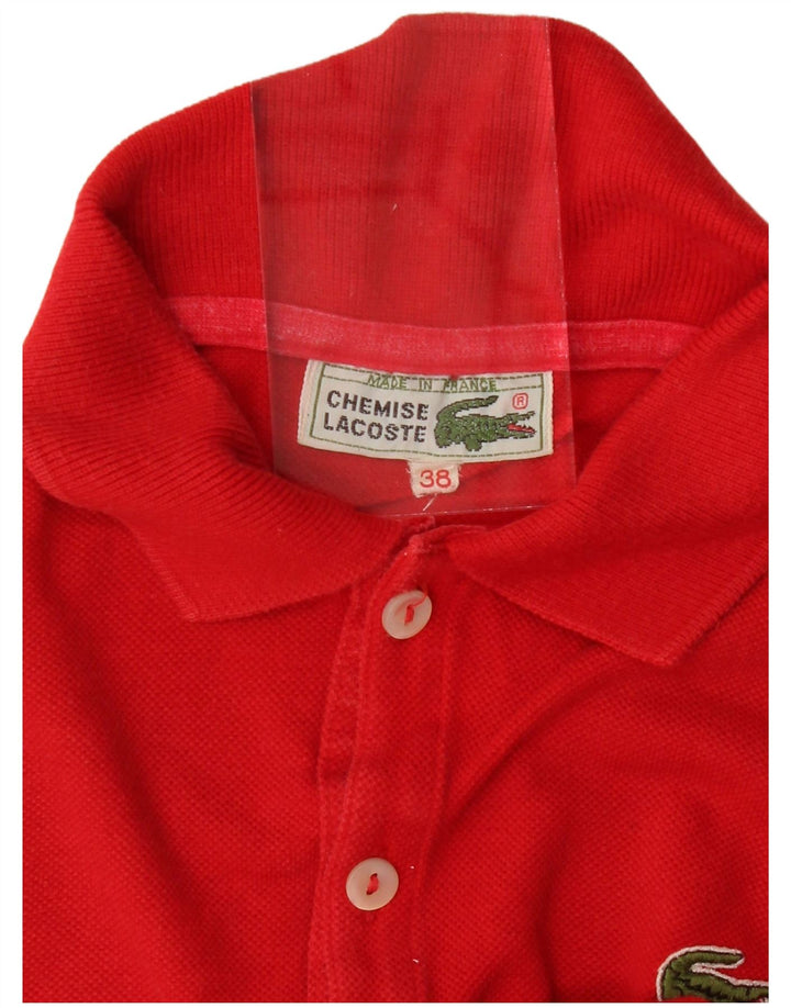 Polo da donna LACOSTE taglia 38 cotone rosso medio